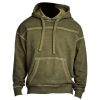 Sweats A Capuche Et Sweat-Shirts LITB | Homme Sweat A Capuche Capuche Plein Patchwork Poche Sport & Loisir Du Quotidien Vacances Vetement De Rue Frais Decontractees Printemps & Automne Vetement Tenue Pulls Capuche Pulls Vert Veronese