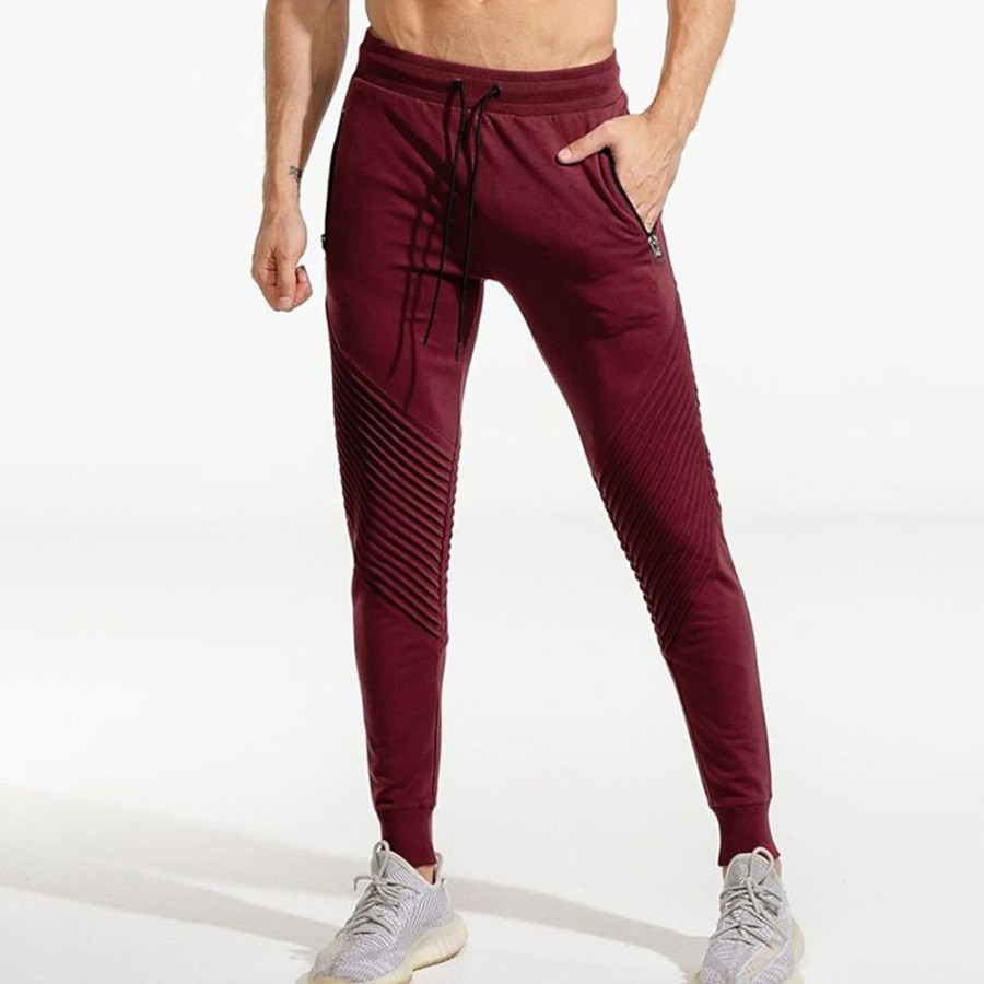 Bas Pour Hommes LITB | Homme Joggings Pantalon Jogging Pantalon Jogger Poche Cordon Taille Elastique Plein Confort Respirable Exterieur Du Quotidien Sortie Melange De Coton Mode Decontractees