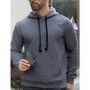 Sweats A Capuche Et Sweat-Shirts LITB | Homme Sweat A Capuche Capuche Plein Poche Sport & Loisir Du Quotidien Vacances Vetement De Rue Frais Decontractees Printemps & Automne Vetement Tenue Pulls Capuche Pulls Molletonnes Gris