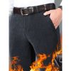 Bas Pour Hommes LITB | Homme Pantalon De Costume Pantalon En Molleton Pantalon En Velours Cotele Pantalon Pantalon De Costume Poche Plein Confort Respirable Exterieur Du Quotidien Sortie Mode Decontractees