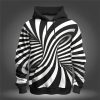 Sweats A Capuche Et Sweat-Shirts LITB | Graphic 3D Print Homme Mode 3D Effet Sweat A Capuche Sport Exterieur Vacances Vetement De Rue Sweats A Capuche Manche Longue Capuche Imprimer Poche Avant Printemps & Automne Designer