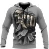 Sweats A Capuche Et Sweat-Shirts LITB | Homme Sweat A Capuche Capuche Cranes Imprimes Photos Imprimer Du Quotidien Des Sports 3D Effet Basique Vetement De Rue Design Printemps & Automne Vetement Tenue Pulls Capuche Pulls Molletonnes Gris