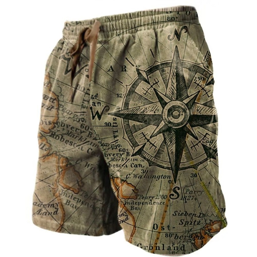 Bas Pour Hommes LITB | Homme Short De Survetement Short De Plage Short En Eponge Cordon Taille Elastique Impression 3D Imprimes Photos Respirable Doux Court Du Quotidien Vacances Vetement De Rue Melange De Coton