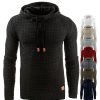 Sweats A Capuche Et Sweat-Shirts LITB | Homme Sweat A Capuche Argente Capuche Couleur Unie Plein Des Sports Vetement De Rue Design Hiver Vetement Tenue Pulls Capuche Pulls Molletonnes Manche Longue