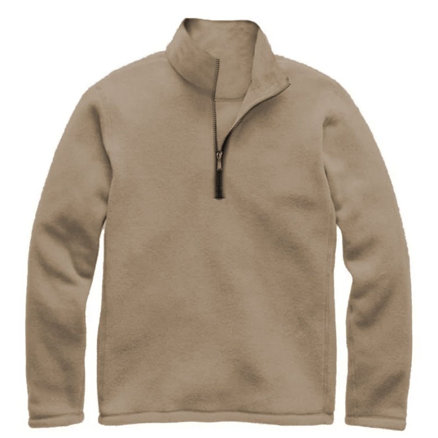 Sweats A Capuche Et Sweat-Shirts LITB | Homme Sweat Shirt Sweat-Shirt Quart De Fermeture Eclair Demi Fermeture Eclair Plein Sport & Loisir Du Quotidien Vacances Vetement De Rue Decontractees Polaire Fine Automne Hiver Vetement Tenue Kaki