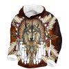 Sweats A Capuche Et Sweat-Shirts LITB | Graphic Animal Homme Mode 3D Effet Sweat A Capuche Vacances Sortie Vetement De Rue Sweats A Capuche Capuche Imprime Toison Automne Hiver Designer Sweat A Capuche