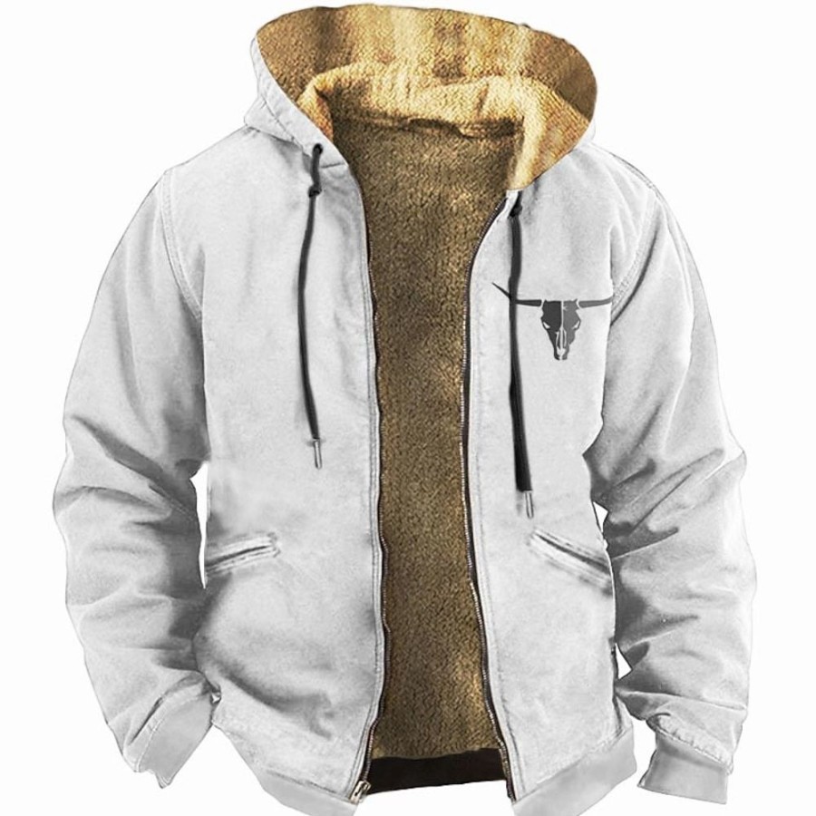 Sweats A Capuche Et Sweat-Shirts LITB | Graphic Barbotte Occidentale Homme Du Quotidien 3D Effet Sweat A Capuche Vacances Sortie Sweats A Capuche Manche Longue Capuche Imprimer Automne Hiver Designer Sweat A Capuche