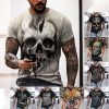 T-Shirts Et Debardeurs Pour Hommes LITB | Homme Hemise T Shirt Tee Tee Ol Ron Esign E Ontr Tees Gr N Et Gr N Ete M N He Ourte Gr Phi R Nes Print Ol Ron U