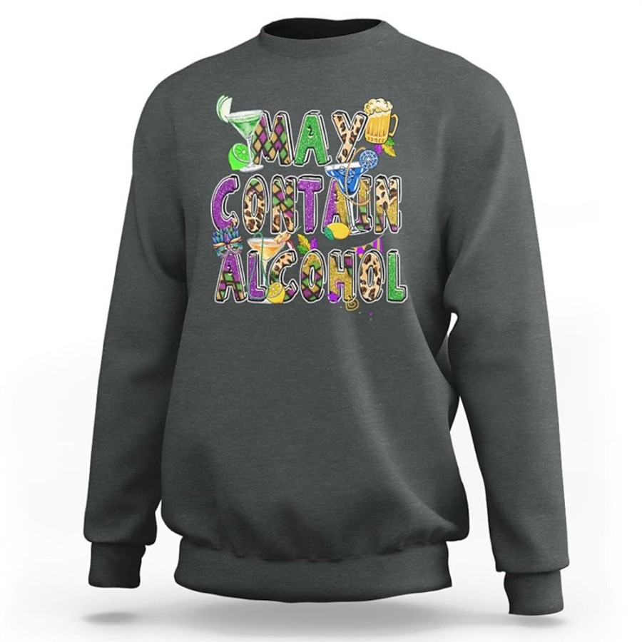 Sweats A Capuche Et Sweat-Shirts LITB | Carnaval Graphique Lettre Mode Homme Impression 3D Pull Sweat Vacances Vacances Sortir Sweats Col Rond Imprime Printemps& Sweat A Capuche De Createur D Automne