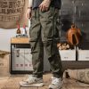 Bas Pour Hommes LITB | Homme Pantalon Cargo Pantalon Cargo Poche Plein Confort Respirable Exterieur Du Quotidien Sortie Mode Decontractees