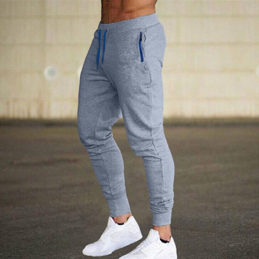 Bas Pour Hommes LITB | Homme Joggings Pantalon Jogging Pantalon Jogger Poche Plein Confort Respirable Exterieur Du Quotidien Sortie Mode Decontractees