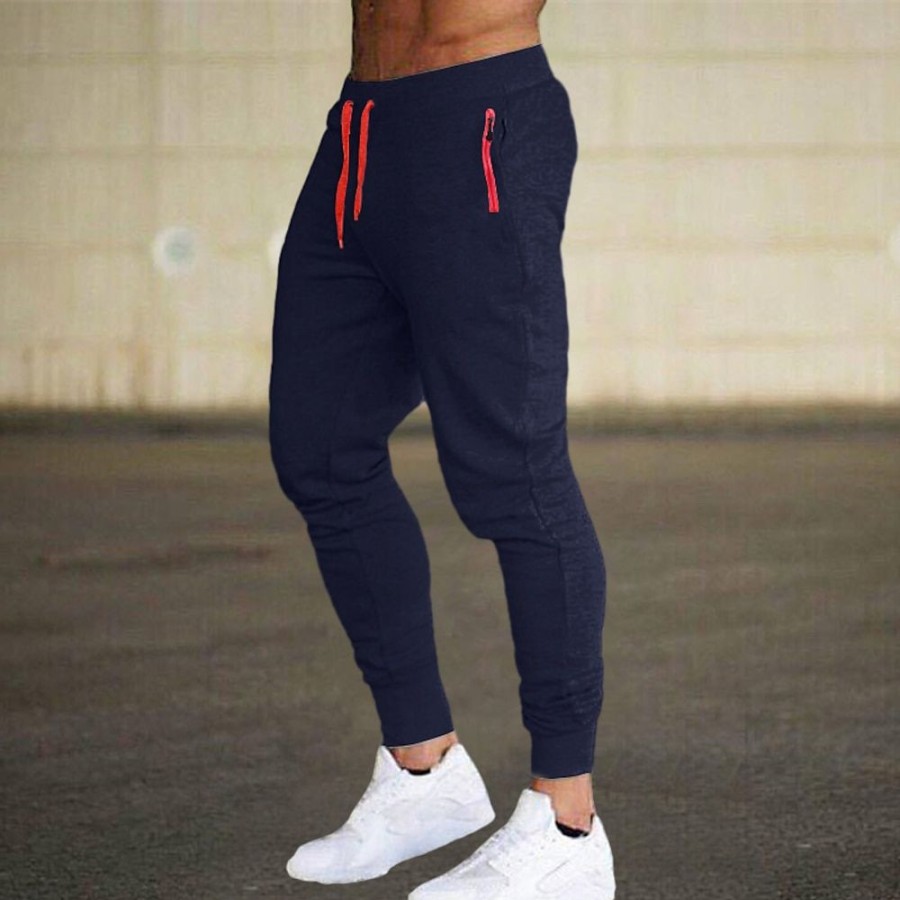 Bas Pour Hommes LITB | Homme Joggings Pantalon Jogging Pantalon Jogger Poche Plein Confort Respirable Exterieur Du Quotidien Sortie Mode Decontractees