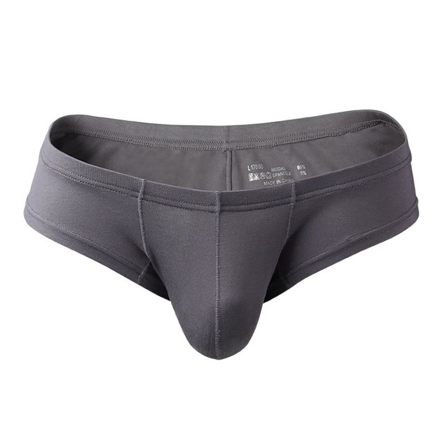 Bas Pour Hommes LITB | Homme 3 Paquet Calecons Sous-Vetements Capitale Lavable Confortable Couleur Unie Taille Basse