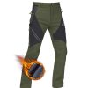 Bas Pour Hommes LITB | Homme Pantalon Cargo Pantalons A Coquille Souple Pantalons D Hiver Pantalons De Randonnee Patchwork Poche Bloc De Couleur Confort Respirable Exterieur Du Quotidien Sortie Mode Decontractees