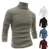 T-Shirts Et Debardeurs Pour Hommes LITB | Homme Chemise A Manches Longues Col Roule Vacances Fin De Semaine Manche Longue Vetement Tenue