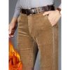 Bas Pour Hommes LITB | Homme Pantalon De Costume Pantalon En Molleton Pantalon En Velours Cotele Pantalon Pantalon De Costume Poche Plein Confort Respirable Exterieur Du Quotidien Sortie Mode Decontractees