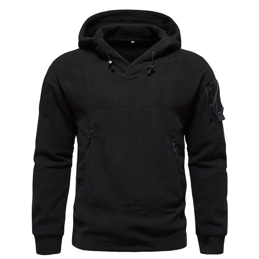 Sweats A Capuche Et Sweat-Shirts LITB | Homme Sweat A Capuche Sweats A Capuche Zippes Tactique Capuche Plein Sport & Loisir Du Quotidien Vacances Vetement De Rue Frais Decontractees Printemps & Automne Vetement Tenue