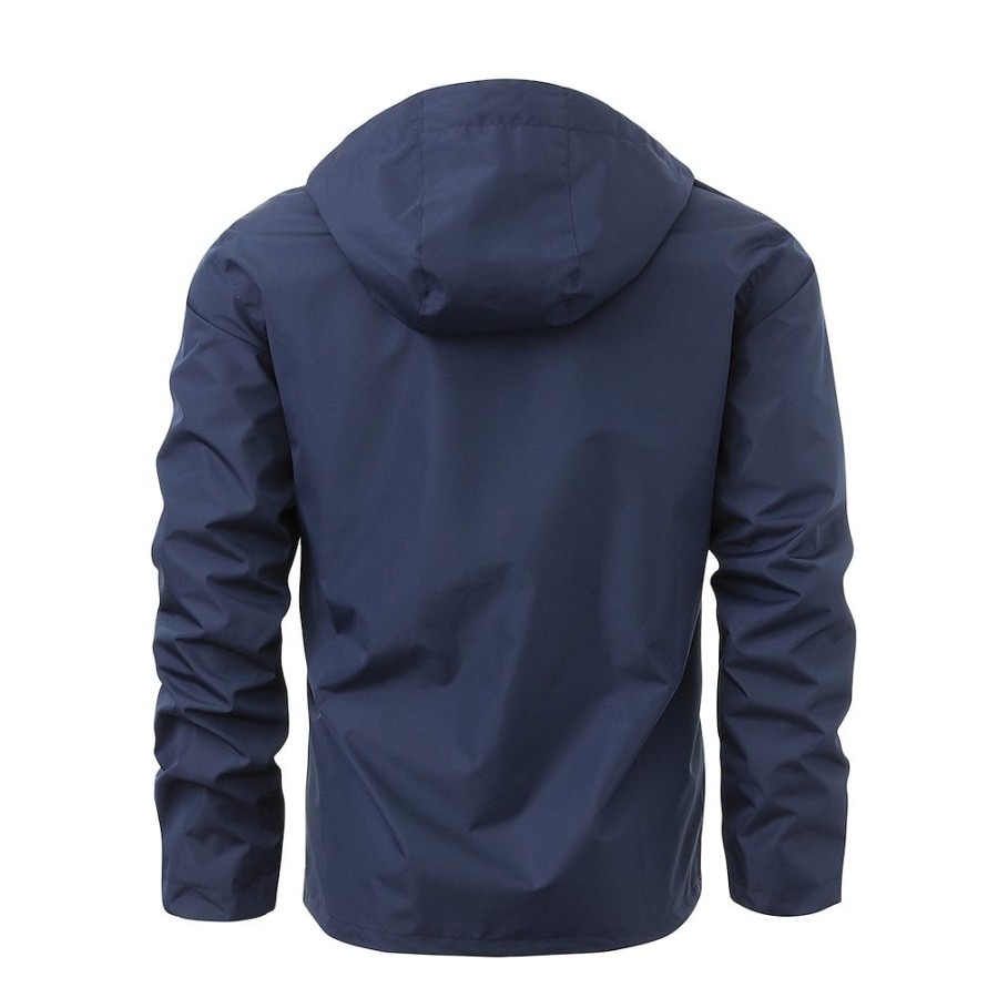 Vetements D'Exterieur Pour Hommes LITB | Homme Veste Blouson Veste De Randonnee Veste Coupe-Vent Base-Ball Gymnastique Etanche Geometrique Printemps & Automne Classique Mince Justaucorps Gymnastiques Traditionnel / Classique Capuche Normal