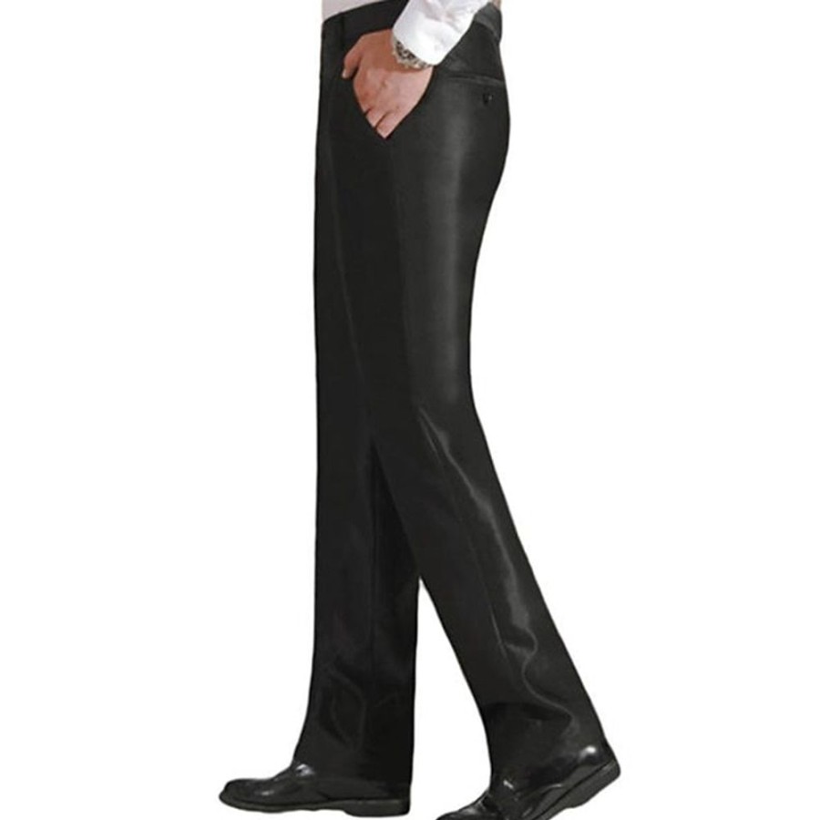 Bas Pour Hommes LITB | Homme Pantalon De Costume Pantalon Pantalon Brillant Pantalon De Costume Bouton Poche Plein Confort Respirable Exterieur Du Quotidien Sortie Mode Decontractees