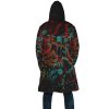 Vetements D'Exterieur Pour Hommes LITB | Totem Retro Vintage Abstrait Homme Veste Polaire Manteau Veste A Capuche Usage Quotidien Sortie Automne Hiver Capuche Manche Longue S M L Polyester Veste Bleu