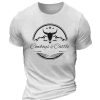 T-Shirts Et Debardeurs Pour Hommes LITB | Cowboy T Shirt Tee Homme Graphique Melange De Coton Chemise Sportif Classique Chemise Manche Courte T-Shirt Confortable Sport Exterieur Vacances Ete Vetements De Createurs