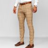 Bas Pour Hommes LITB | Homme Pantalon Chino Pantalon Chino Poche Plaid Confort Respirable Exterieur Du Quotidien Sortie Mode Decontractees