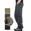 Bas Pour Hommes LITB | Homme Pantalon Cargo Pantalon Cargo Pantalons D Hiver Poche Plein Confort Respirable Exterieur Du Quotidien Sortie Mode Decontractees