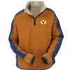 Sweats A Capuche Et Sweat-Shirts LITB | Graphic Bloc De Couleur Homme Du Quotidien Sweat Shirt Vacances Sortie Vetement De Rue Sweats Manche Longue Quarter Zip Imprimer Toison Automne Hiver Designer Sweat A Capuche Marron