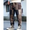 Bas Pour Hommes LITB | Homme Joggings Pantalon Jogging Pantalon En Laine Pantalons D Hiver Poche Cordon Taille Elastique Plaid Confort Respirable Exterieur Du Quotidien Sortie Mode Decontractees