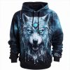 Sweats A Capuche Et Sweat-Shirts LITB | Graphic Animal Homme Mode 3D Effet Sweat A Capuche Sport Exterieur Vacances Vetement De Rue Sweats A Capuche Manche Longue Capuche Imprimer Poche Avant Printemps & Automne Designer