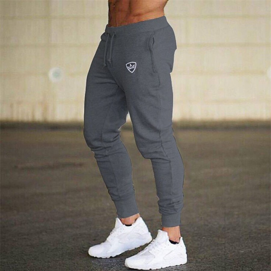 Bas Pour Hommes LITB | Homme Joggings Pantalon Jogging Pantalon Jogger Pantalon Pantalon De Survetement Cordon Taille Elastique Formes Geometriques Sport Exterieur Athleisure