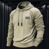 Sweats A Capuche Et Sweat-Shirts LITB | Homme Sweat A Capuche Capuche Plein Drapeau National Sport & Loisir Du Quotidien Vacances Vetement De Rue Frais Decontractees Printemps & Automne Vetement Tenue Pulls Capuche