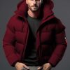 Vetements D'Exterieur Pour Hommes LITB | Homme Manteau D Hiver Veste D Hiver Doudoune Zippe Poche Polyester Exterieur Rendez-Vous Casual Quotidien Normal Mode Decontractees Coupe Vent Chaud Hiver Plein Doudoune