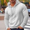 Sweats A Capuche Et Sweat-Shirts LITB | Homme Sweat A Capuche Capuche Plein Sport & Loisir Du Quotidien Vacances Vetement De Rue Frais Decontractees Automne Hiver Vetement Tenue Pulls Capuche Pulls Molletonnes Manche Longue