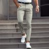 Bas Pour Hommes LITB | Homme Pantalon Chino Pantalon Ete Pantalons Decontractes Poche Avant Plein Confort Respirable Casual Du Quotidien Vacances Mode Basique