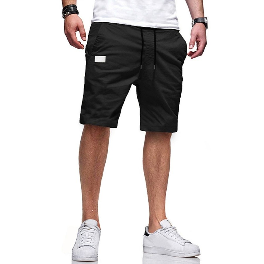 Bas Pour Hommes LITB | Homme Short Cargo Short Couleur Unie Casual Du Quotidien Sportif Mode