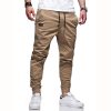 Bas Pour Hommes LITB | Homme Pantalon Pantalons Decontractes Pantalons De Jogging Poche Cordon Taille Elastique Mosaique Confort Respirable Exterieur Casual Du Quotidien Sportif Mode Micro-Elastique