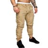 Bas Pour Hommes LITB | Homme Pantalon Plusieurs Poches Cargaison Casual Non Elastique Coton Exterieur Des Sports Couleur Unie Taille Mediale S M L