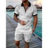 T-Shirts Et Debardeurs Pour Hommes LITB | Homme T-Shirt De Course Avec Short Col Polo Zip Graphic Casual Du Quotidien Casual Vetement Tenue Pulls Capuche Pulls Molletonnes