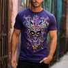 T-Shirts Et Debardeurs Pour Hommes LITB | Carnaval Graphique Masque Mardi Gras Quotidien Designer Retro Vintage Hommes Impression 3D T-Shirt Sport Exterieur Vacances Sortir T-Shirt Manches Courtes Col Rond Chemise