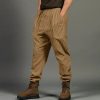 Bas Pour Hommes LITB | Homme Pantalon De Costume Pantalon En Velours Cotele Pantalon Pantalon De Costume Poche Avant Manchette Elastique Plein Confort Entreprise Du Quotidien Vacances Mode Chic Et Moderne