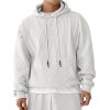 Sweats A Capuche Et Sweat-Shirts LITB | Homme Sweat A Capuche Capuche Plein Poche Sport & Loisir Du Quotidien Vacances Velours Cotele Vetement De Rue Frais Decontractees Printemps & Automne Vetement Tenue Pulls Capuche