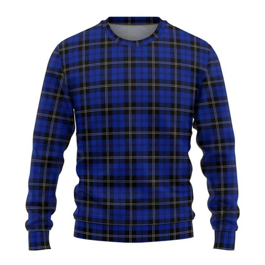 Sweats A Capuche Et Sweat-Shirts LITB | Graphic Plaid Homme Mode 3D Effet Sweat A Capuche Vacances Sortie Vetement De Rue Sweats Manche Longue Col Ras Du Cou Imprimer Printemps & Automne Designer Sweat A Capuche Bleu De Minuit