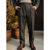 Bas Pour Hommes LITB | Homme Pantalon De Costume Pantalons D Hiver Pantalon Pantalon De Costume Pantalon En Tweed Poche Plein Confort Respirable Exterieur Du Quotidien Sortie Mode Decontractees