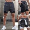 Bas Pour Hommes LITB | Short De Course Pour Homme Short De Course D Entrainement Pour Homme Short Furtif 2 En 1 Sechage Rapide Doux Fitness Gym Yoga Short De Sport En Plein Air Vetements De Sport Vetements De Sport