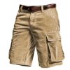 Bas Pour Hommes LITB | Homme Short Cargo Short En Velours Cotele Poche Plein Confort Respirable Exterieur Du Quotidien Sortie Mode Decontractees