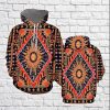 Sweats A Capuche Et Sweat-Shirts LITB | Homme Sweat A Capuche Capuche Tribal Imprimes Photos Imprimer Du Quotidien Des Sports 3D Effet Vetement De Rue Design Basique Printemps & Automne Vetement Tenue Pulls Capuche Pulls Molletonnes Orange