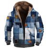 Sweats A Capuche Et Sweat-Shirts LITB | Graphic Plaid Homme Du Quotidien 3D Effet Sweat A Capuche Vacances Sortie Sweats A Capuche Manche Longue Capuche Imprimer Automne Hiver Designer Sweat A Capuche