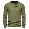 T-Shirts Et Debardeurs Pour Hommes LITB | Homme Tenues De T-Shirts Couleur Unie / Unie Col Ras Du Cou Taille Eu / Us Casual Quotidien Fin De Semaine Manche Longue Tricot Vetement Tenue