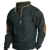 Sweats A Capuche Et Sweat-Shirts LITB | Homme Sweat Shirt Sweat Zippe Col Mao Plein Sport & Loisir Du Quotidien Vacances Vetement De Rue Basique Decontractees Printemps & Automne Vetement Tenue Pulls Capuche Pulls